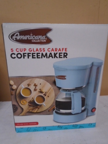 American 5 Cup Glass Carafe Coffee Maker