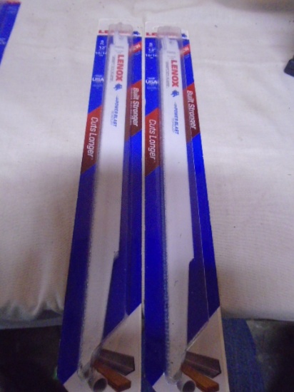 (2) 5 Packs of Lenox 12" Wood-Metal-Plastic Sawsall Blades