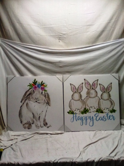 24" X 24" Easter Canvas'