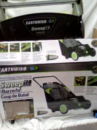 Earthwise Sweepit 21" Lawn Sweeper
