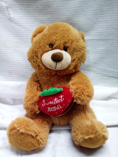 Strawberry Scented Plush Teddy Bear