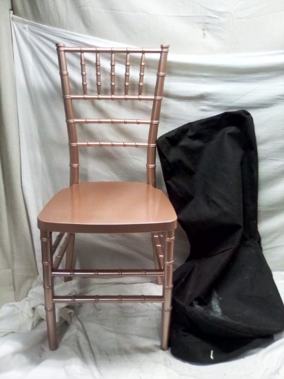 36" tall Chair Rose Gold Composite Chair