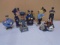 7pc Group of Policeman Figurines