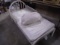 White Metal Toddler Bed w/ Sealy Mattress & Mattress Pad