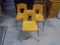 3pc Set of Children's Stacking Chairs