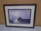 Beautiful Framed & Matted Sea Side Print