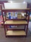 Antique Solid Wood Painted Bookcase