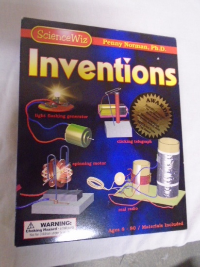 Science Wiz Inventions Projects w/ Electricity Kit