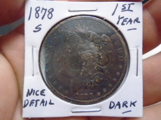 1878 S Mint Morgan Silver Dollar