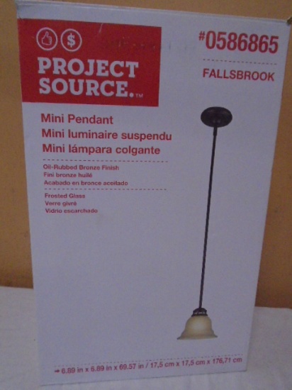 Project Source Falls Brook Mini Pendent Light
