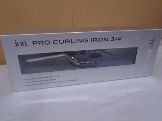 Ion Pro Titanium 3/4" Curling Iron