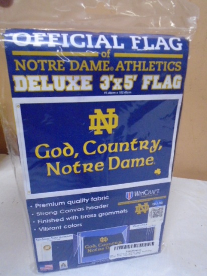 Brand New 3ftx5ft Notre Dame Deluxe Flag