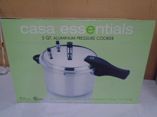 Casa Essentials 5qt Aluminum Pressure Cooker