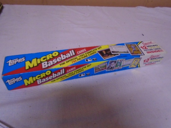 1992 Topps Micro Baseball Card Set