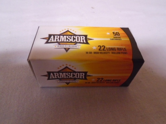 50 Round Box of Armscor Precision .22LR