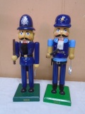 2Wooden Policeman Limited Edition Nutcrackers