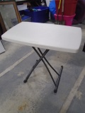 Lifetime Adjustable Height Resin Folding Table