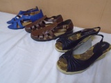 3 Pair of Like New Ladies Shoes