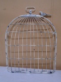 Metal Art Bird Cage Wall Art