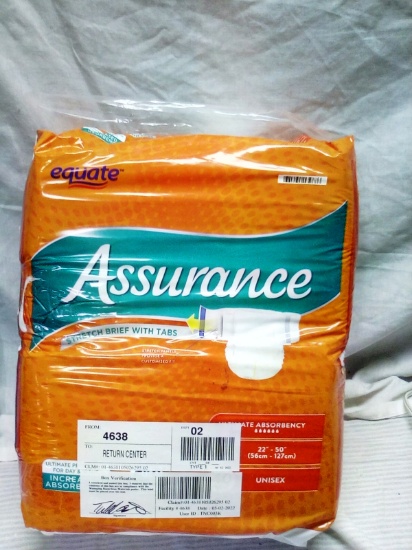 Equate Assurance Stretch Brief W/Tabs