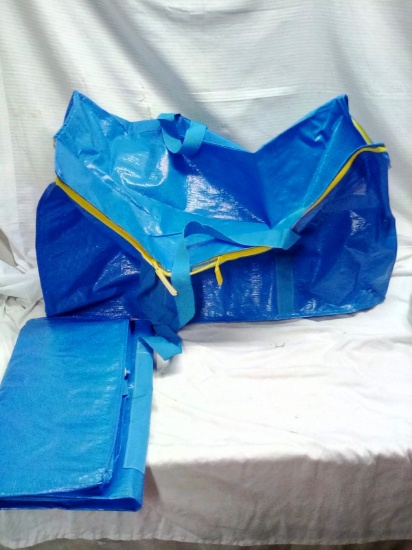 Qty: 2, 29"x14"x16" Collapsible Beach Bags