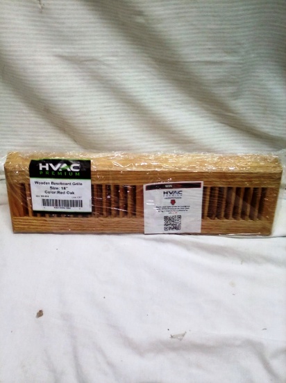 HVAC Premium, RedOak, 18" Baseboard Grill