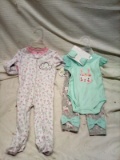 Qty: 2, 6-9 Month Old Girl's Clothing Sets