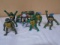 7pc Gorup of Teenage Mutant Ninja Turtles Action Figures & Truck