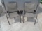 Set of 2 Aluminum Stackable Outdoor Sling Chairs