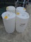 Group of (4) 15 Gallon Liquid Storage Containers