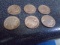 Group of 6 Assorted Date Buffalo Nickels