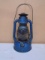 Blue Dietz Barn Oil Lantern