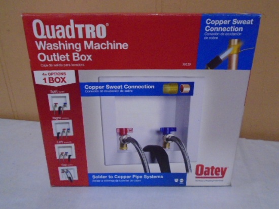 Quadtro Washing Maching Box w/ Valves