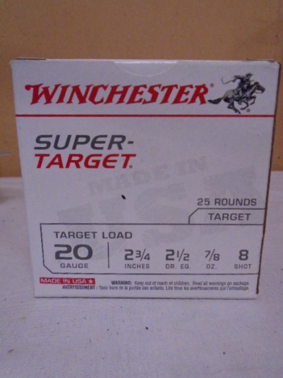 25 Round Box of Winchester 20ga Shotgun Shells