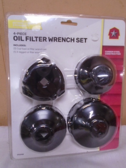 Brand New 4pc Oil Filter Wrench