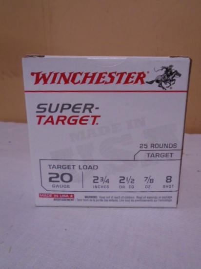 25 Round Box of Winchester 20 Guage Shotgun Shells
