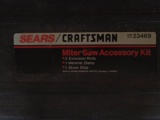 Sears Craftsman Miter Saw Accessory Kit