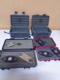 4pc Group of Cigar Caddy's w/ Cigar Cutters