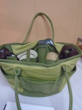 Picnic at Ascot Picnic Bag w/ 2 Insulated Wine Bottle Holders