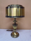 Beautiful Brass Finish Metal Table Lamp