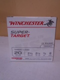 25 Round Box of Winchester 20 Guage Shotgun Shells