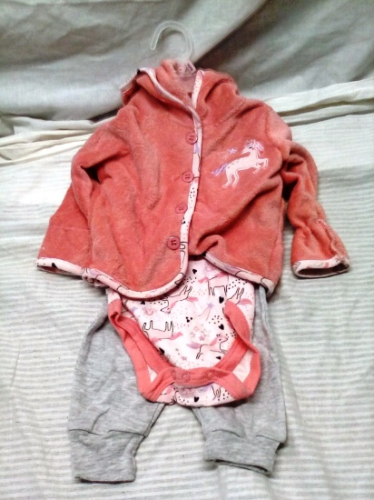 Three Piece Child's Outfit Size 3-6 Months