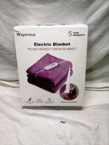 Wapaneus Elextric Heated Blanket with Foot Pocket