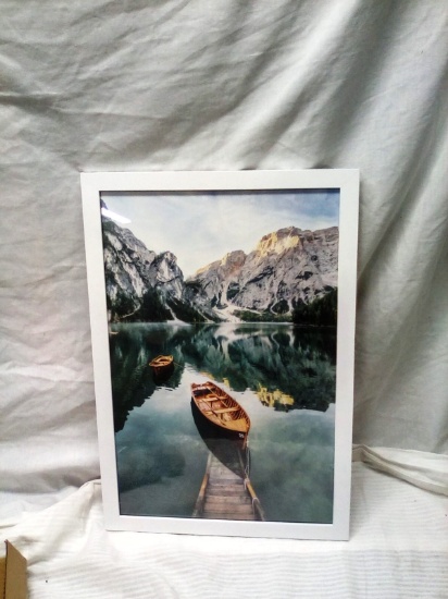 13"x19" Hanging Outdoor Mountain/Lake Scene