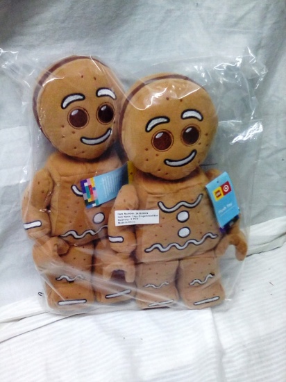Pair of 14" LEGO Gingerbread Plush Toys