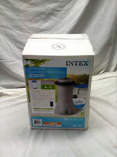 Intex Krystal Clear Cartridge Filter Pump Model C1000