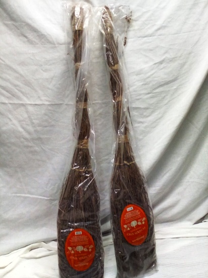 Pair of 36" Scented Decorative Brooms