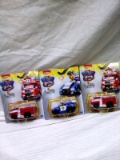Qty. 3 Paw Patrol All Metal Rescue Vehicle Toys