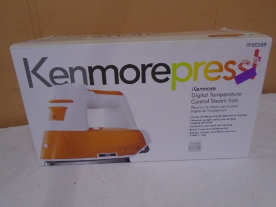 Kenmore Press! Digital Tempurature Control Steam Iron