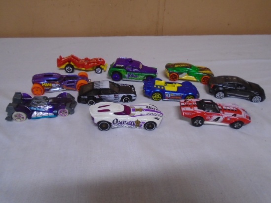 Group of (10) Hotwheels Cars